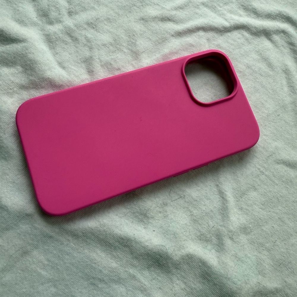 Pink Silicone Phone Case